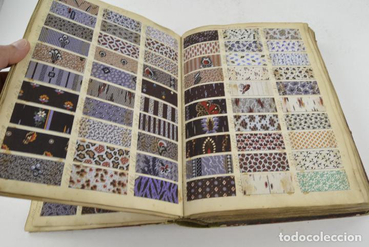 Catálogos publicitarios: Muestrario de más de 5500 telas originales de finales de siglo XIX, procedente de Barcelona. - Foto 26 - 339061053