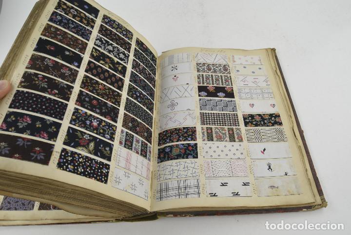 Catálogos publicitarios: Muestrario de más de 5500 telas originales de finales de siglo XIX, procedente de Barcelona. - Foto 29 - 339061053