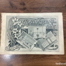 Catálogos publicitarios: ANTIGUO CATÁLOGO - SANITARIOS VERDAGUER Y COMPAÑÍA - AÑO 1904 - BARCELONA