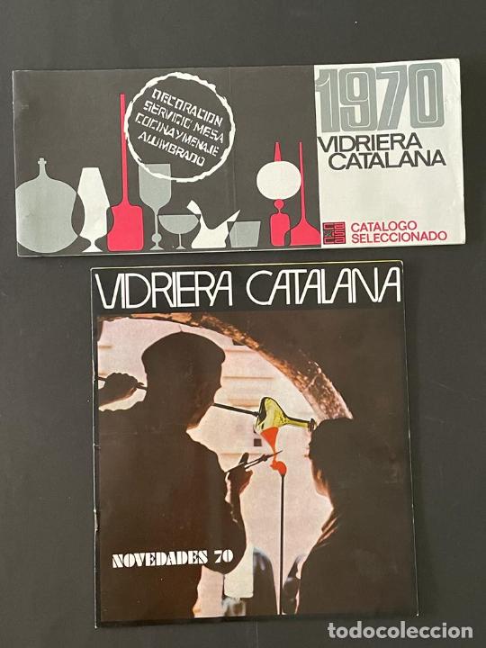 Catalogues publicitaires: LOTE DE 2 CATALOGOS DE 1970 - VIDRIERA CATALANA