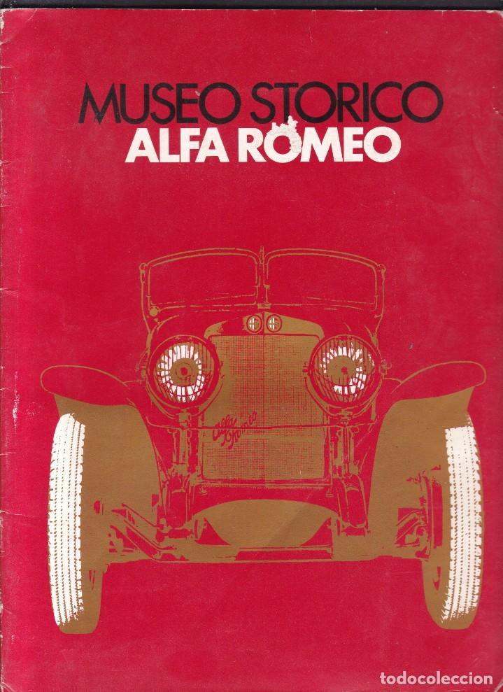 Advertising Catalogs: ALFA ROMEO - MUSEO STORICO - CATALOGO, CON DESPLEGABLE GRAN FORMATO