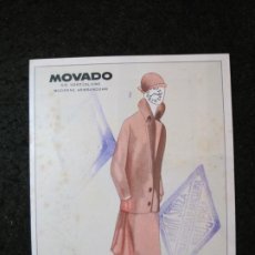 Catálogos publicitarios: RELOJES MOVADO-UNION SUIZA RELOJERIA (BARCELONA)-CATALOGO PUBLICIDAD-VER FOTOS-(K-6730)