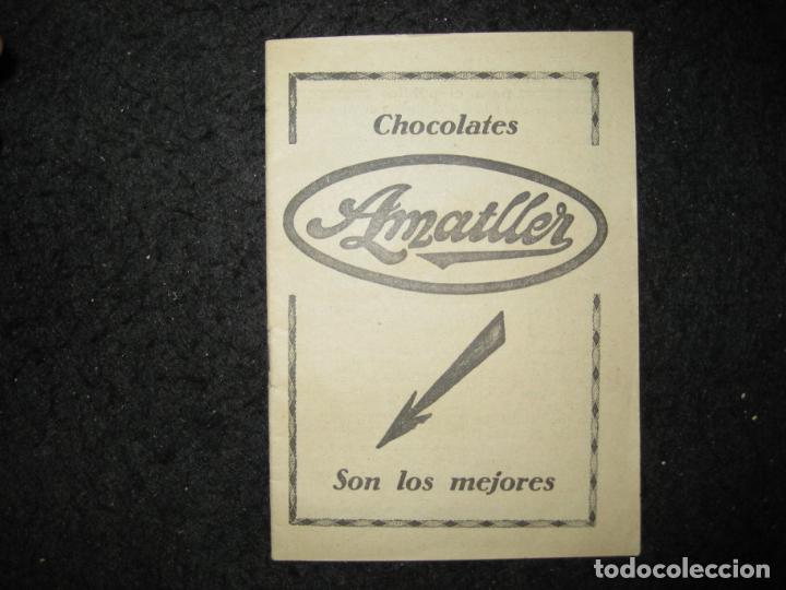 Catalogues publicitaires: CHOCOLATES AMATLLER-PUBLICIDAD ANTIGUA-CATALOGO-VER FOTOS-(K-6745)