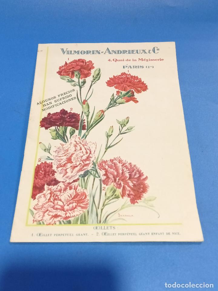 Werbekataloge: CATALOGO PUBLICITARIO FLORES. VILMORIN-ANDRIEUX & CIE. PARIS. ILUSTRADO. 1929. VER. 32 P&Aacute;G