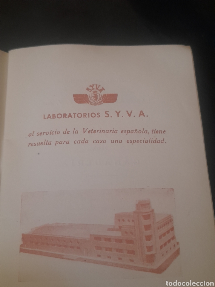 Cat&aacute;logos publicitarios: Antiguo cat&aacute;logo Laboratorio S. Y. V. A,, Le&oacute;n - Foto 3