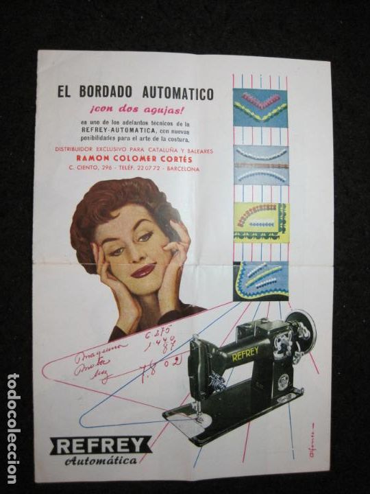 Catalogues publicitaires: MAQUINA DE COSER REFREX AUTOMATICA-CATALOGO PUBLICIDAD-VER FOTOS-(K-6876)