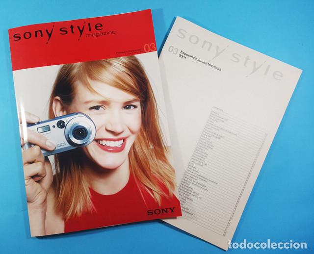 Werbekataloge: SONY STYLE MAGAZINE PRIMAVERA VERANO 03 2001 211 PAG + ESPECIFICACIONES T&Eacute;CNICAS 95 PAG
