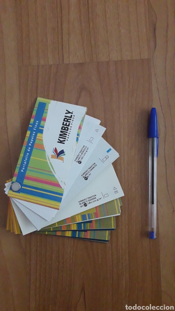 Werbekataloge: MUESTRARIO DE PAPELES DE IMPRENTA. KIMBERLY. COMPLETO. PERFECTO ESTADO