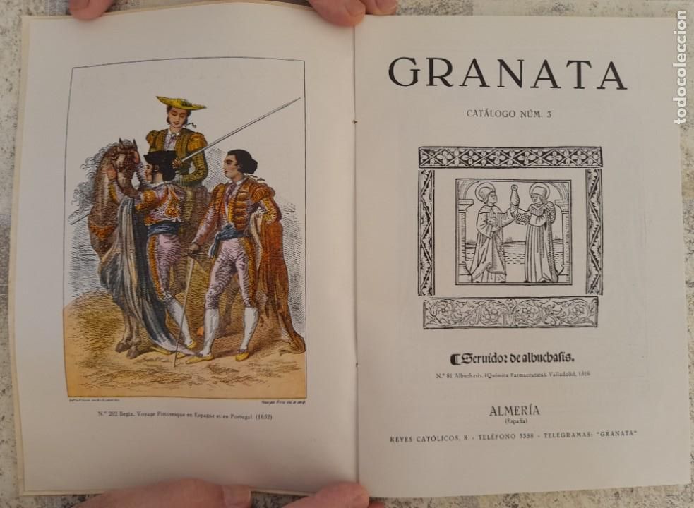Advertising Catalogs: 19?? 40 ca. LIBROS ANTIGUOS &rdquo;GRANATA&rdquo; - ALMER&Iacute;A (ESPA&Ntilde;A) CAT&Aacute;LOGO 3