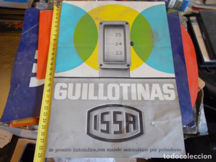 Werbekataloge: issa GUILLOTINAS CATALOGO UNICO EN TC A&Ntilde;OS 60 70 ,,DE UNA IMPRENTA
