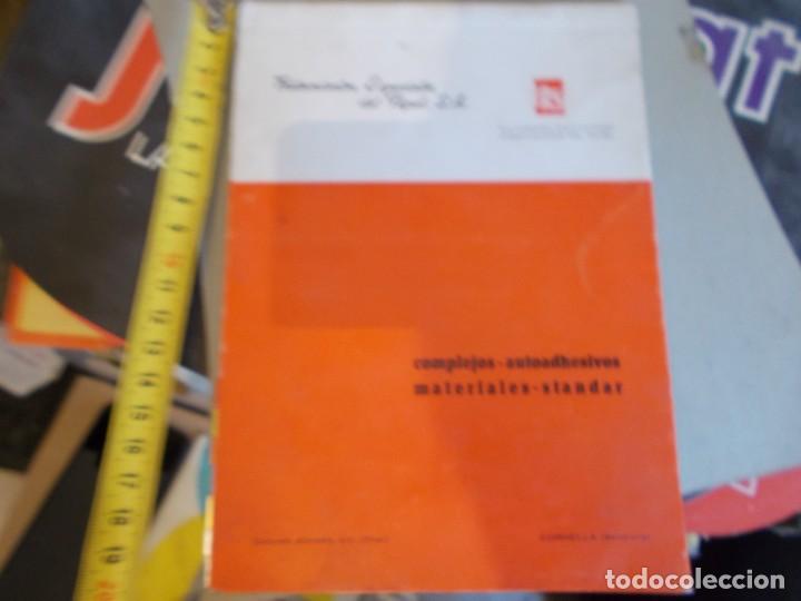 Werbekataloge: TRATAMIENTOS ESPECIALES DEL PAPEL S, A, TEPSA CATALOGO A&Ntilde;OS 60 70 , DE UNA VIEJA IMPRETA