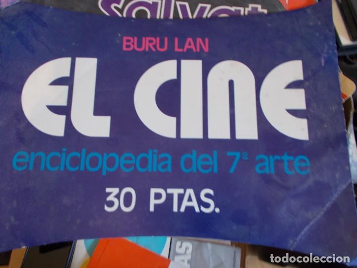 Werbekataloge: BURU LAN EL CINE PEQUE&Ntilde;O CARTEL PUBLICIDAD DE UNA VIEJA IMPRETA,, A&Ntilde;OS 60 70