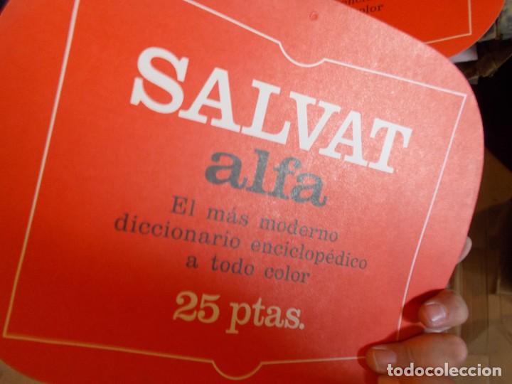 Werbekataloge: SALVAQT ALFA PEQUE&Ntilde;O CARTEL PUBLICIDAD DE UNA VIEJA IMPRETA,, A&Ntilde;OS 60 70