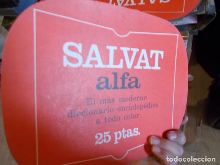 Werbekataloge: SALVAQT ALFA PEQUE&Ntilde;O CARTEL PUBLICIDAD DE UNA VIEJA IMPRETA,, A&Ntilde;OS 60 70
