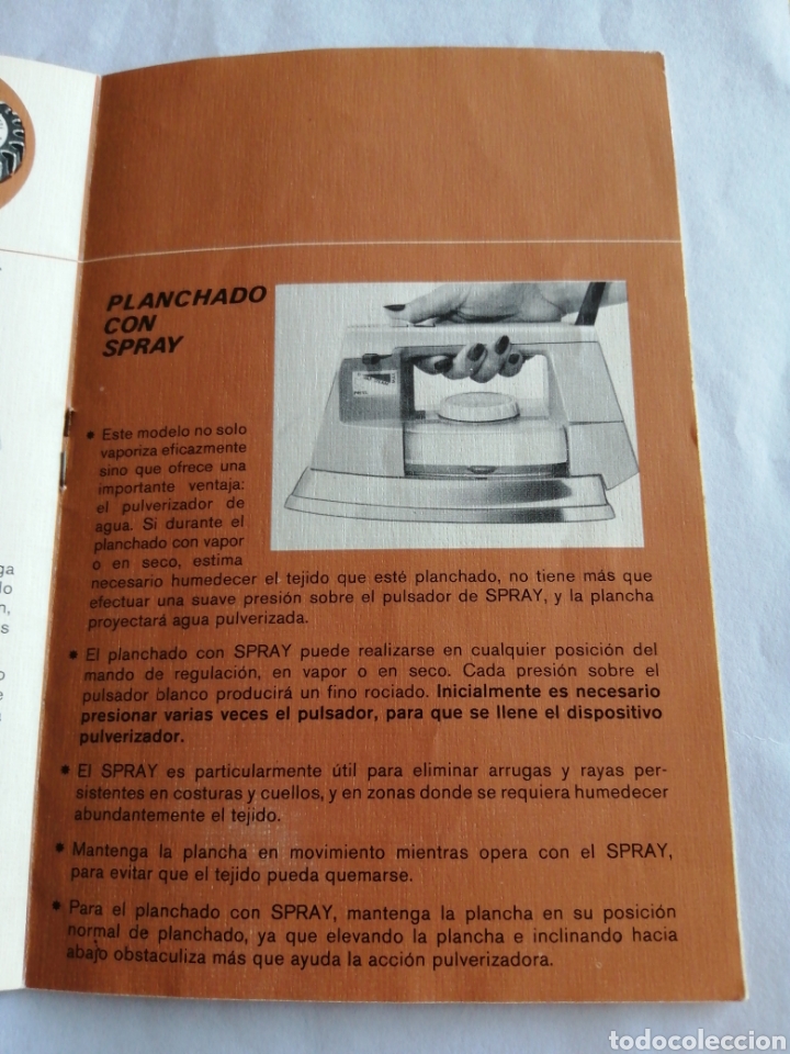 Cat&aacute;logos publicitarios: Instrucciones Solac plancha mod. 755 - Foto 4