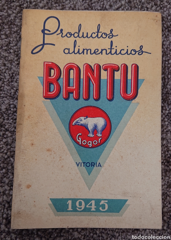 Werbekataloge: Vitoria, &Aacute;lava, calendario productos Bant&uacute;, muy raro, original, buen estado, ved fotos