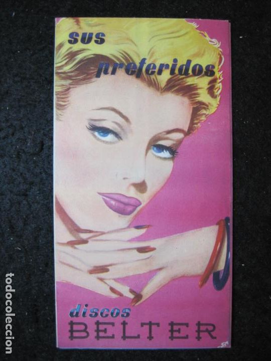 Cataloghi pubblicitari: DISCOS BELTER-CATALOGO PUBLICIDAD-VER FOTOS-(K-7023)