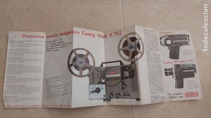 Cat&aacute;logos publicitarios: Catalogo proyector sonoro magn&eacute;tico eumig s 712 - Foto 2