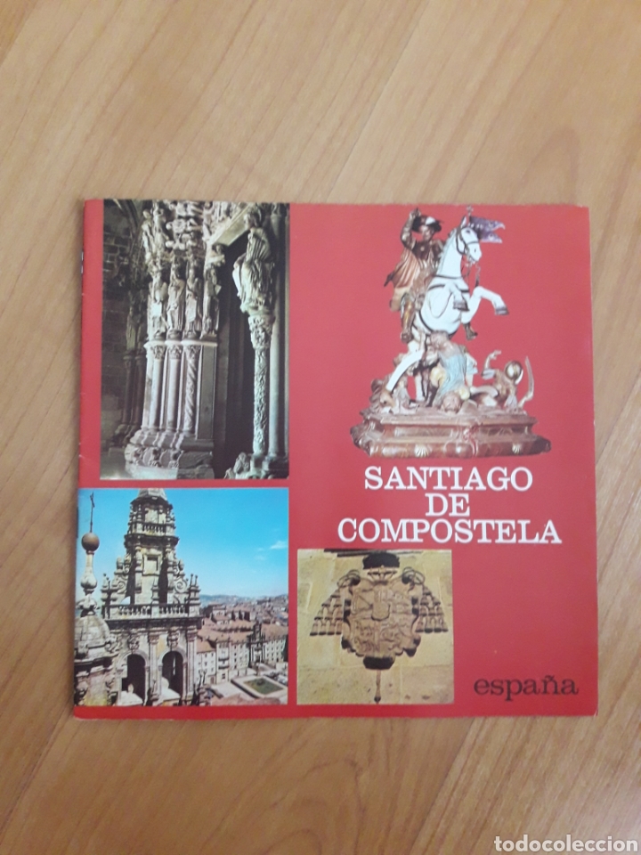 Werbekataloge: CAT&Aacute;LOGO TURISMO SANTIAGO DE COMPOSTELA. P&Aacute;GINAS CENTRALES DESPLEGABLES. 1976