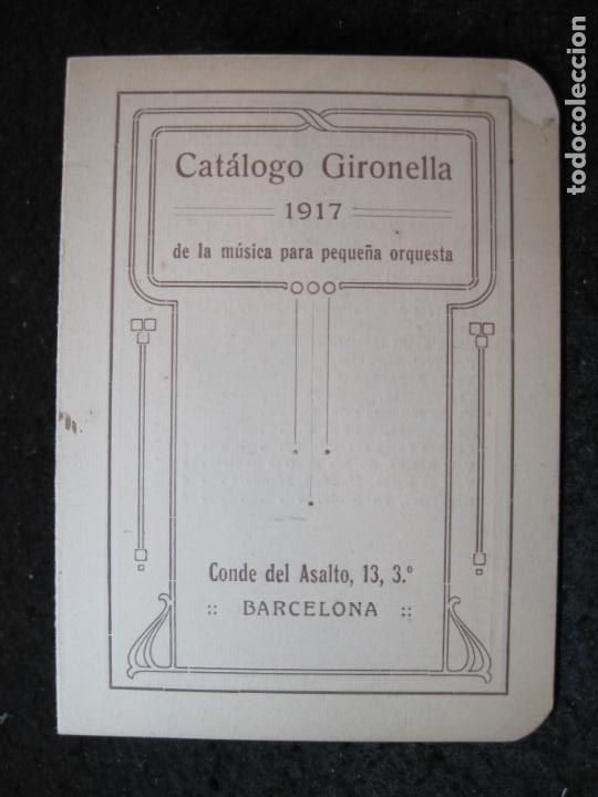 Cataloghi pubblicitari: BARCELONA-CATALOGO GIRONELLA-A&Ntilde;O 1917-VER FOTOS-(95.103)