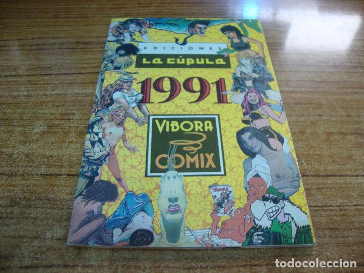 Cat&aacute;logos publicitarios: CATALOGO EDICIONES LA CUPULA 1991 VIBORA COMIX - Foto 1