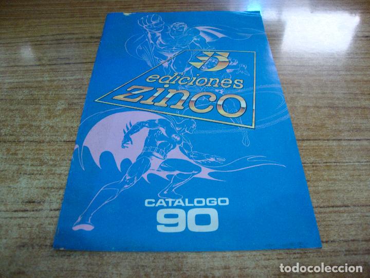 Cat&aacute;logos publicitarios: CATALOGO EDICIONES ZINCO 1990