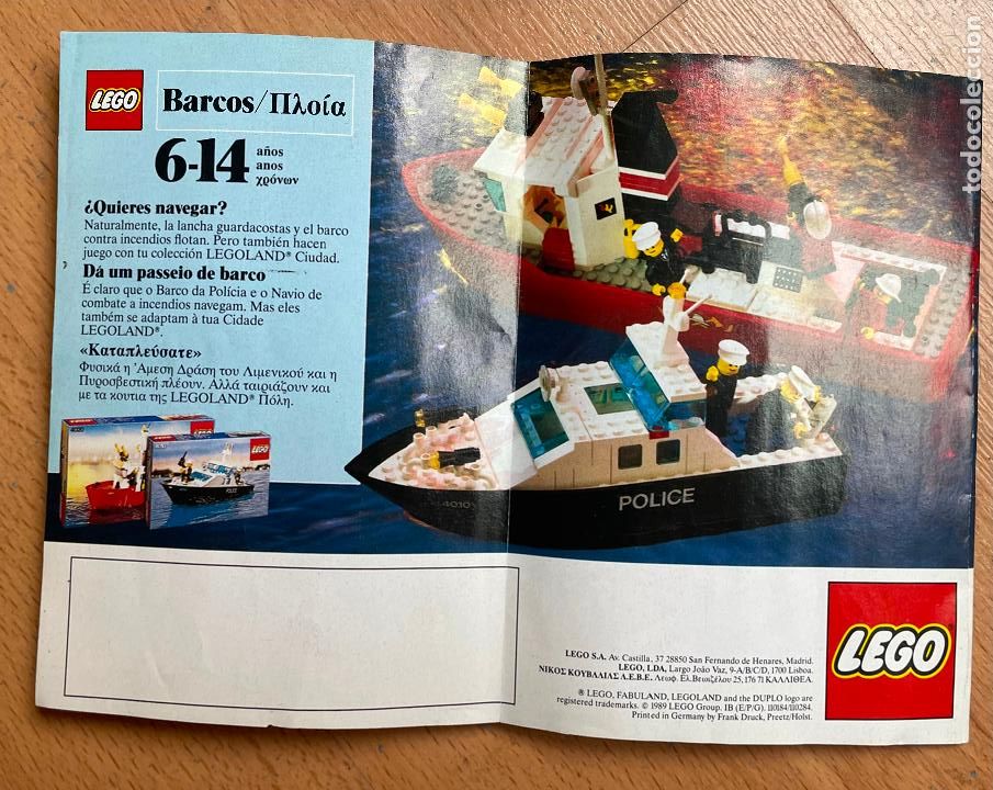 Cat&aacute;logos publicitarios: CATALOGO LEGO 1989 - Foto 2