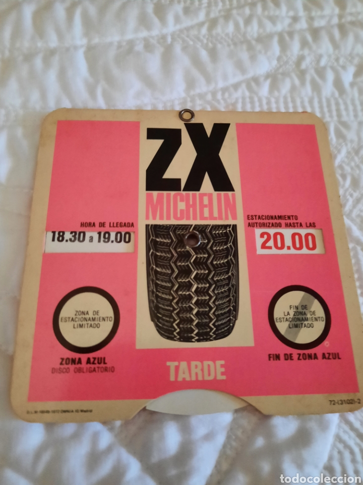 Cat&aacute;logos publicitarios: DISCO DE CONTROL MICHELIN