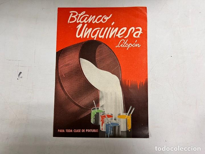 Werbekataloge: CATALOGO PUBLICITARIO. BLANCO UNQUINESA. LITOP&Oacute;N. VER FOTOS