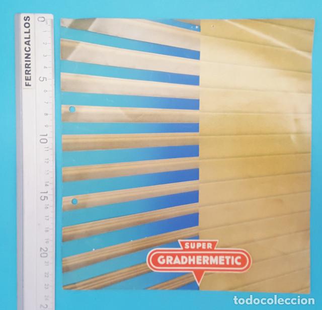 Werbekataloge: FOLLETO D&Iacute;PTICO DE PERSIANAS SUPER GRADHERMETIC 1955