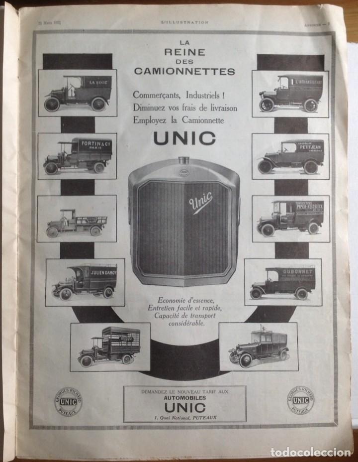 Cat&aacute;logos publicit&aacute;rios: Publicidad: veh&iacute;culos y camionetas UNIC , PAR&Iacute;S, L&acute;Illustration, 1922