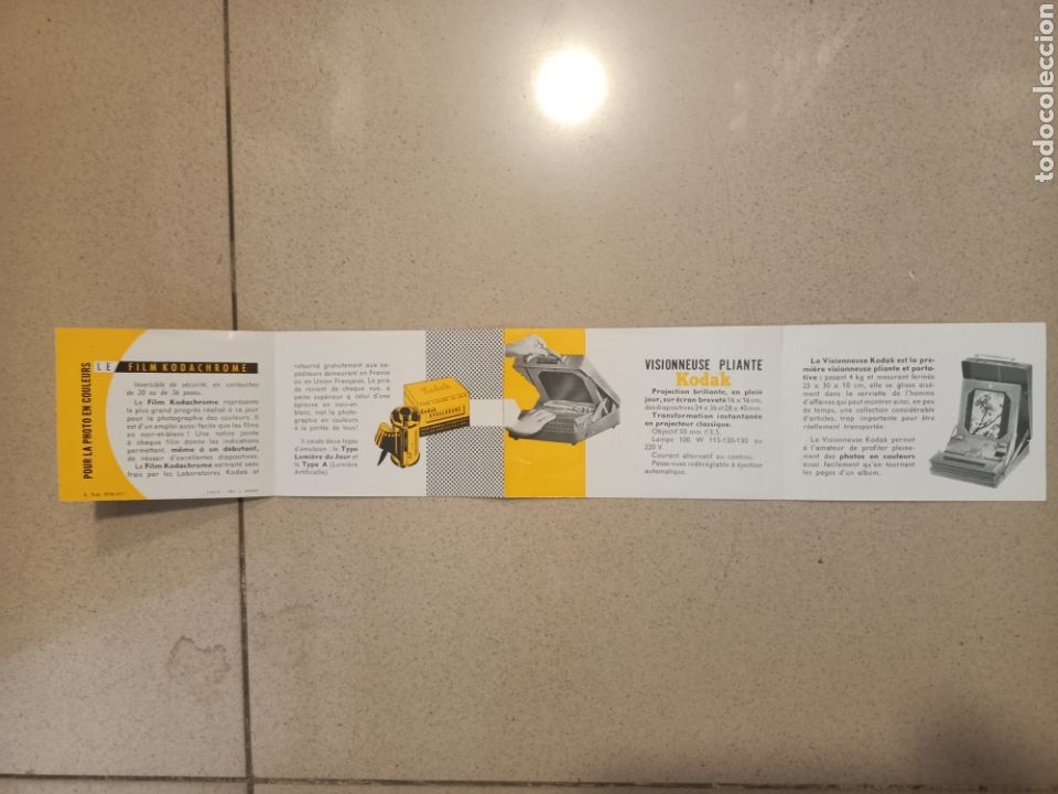 Cat&aacute;logos publicitarios: Publicidad complementos Kodak Pony 135 proyecteur Senior n⁰1 Visionneuse pliante