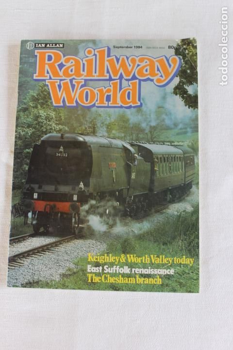 Catalogues publicitaires: RAILWAY WORLD REVISTA TRENES 1984