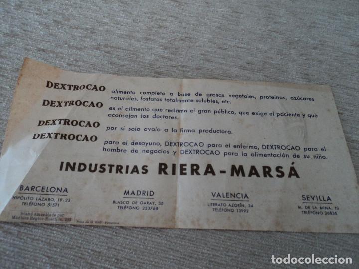 Catalogues publicitaires: Folleto publicidad Dextrocao. industrias riera marsa