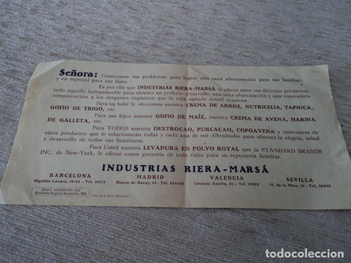 Catalogues publicitaires: Folleto publicidad Dextrocao.gofio, crema de avena etc... industrias riera marsa