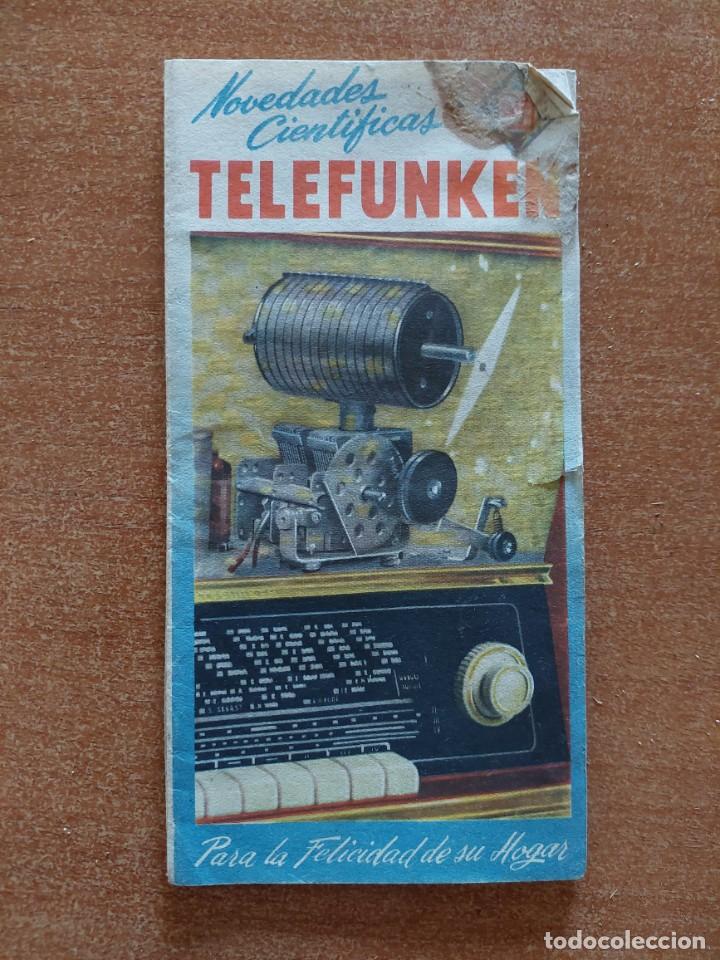 Werbekataloge: Magn&iacute;fica publicidad radios Telefunken