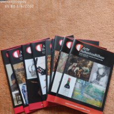 Catálogos publicitarios: 9 CATÁLOGOS SUBASTAS ARTE SUBASTAS BILBAO. Lote 358725725