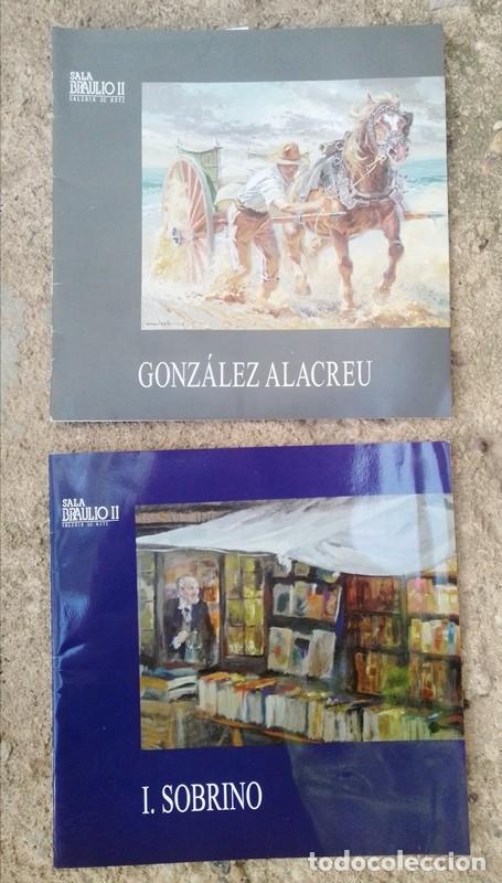 Advertising Catalogs: folletos exposiciones sala Braulio II 2010 y 2011