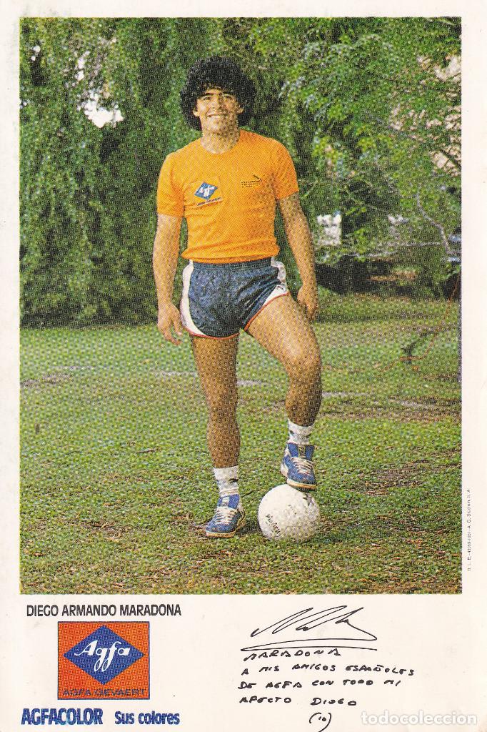 Cat&aacute;logos publicitarios: DIEGO ARMANDO MARADONA AGFA - Foto 1