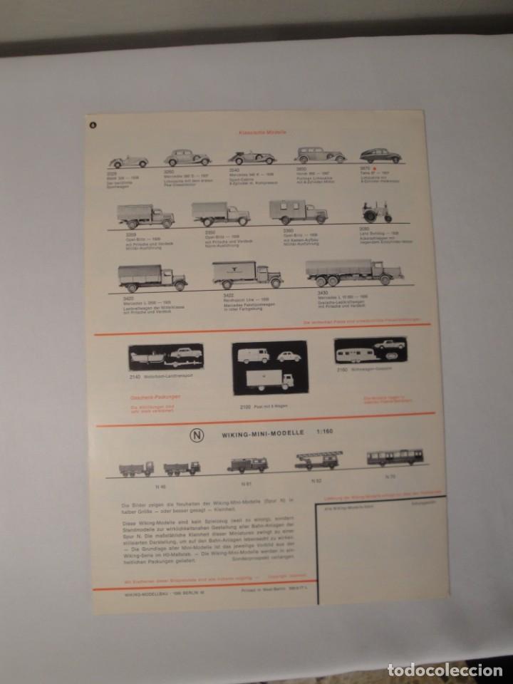 Cat&aacute;logos publicitarios: Cat&aacute;logo Wiking, a&ntilde;o 1977 (Tr&iacute;ptico). En Alem&aacute;n. - Foto 3