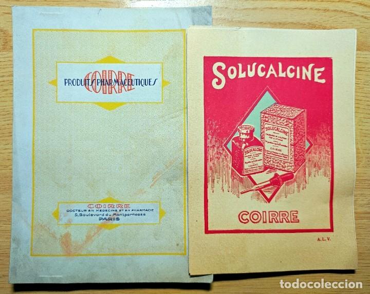 Catalogues publicitaires: PUBLICIDAD SOLUCALCINE + ALLIUM + FERMENTS ORGANIQUES ZEVOR - DOCTOR COIRRE PARIS FARMACIA MEDICINA