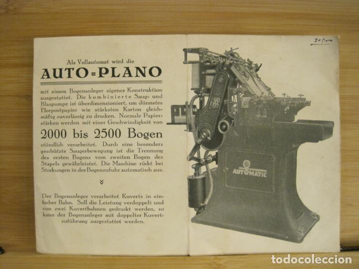 Cat&aacute;logos publicit&aacute;rios: AUTO PLANO-PUBLICIDAD ANTIGUA DE UNA MAQUINA-VER FOTOS-(97.011)