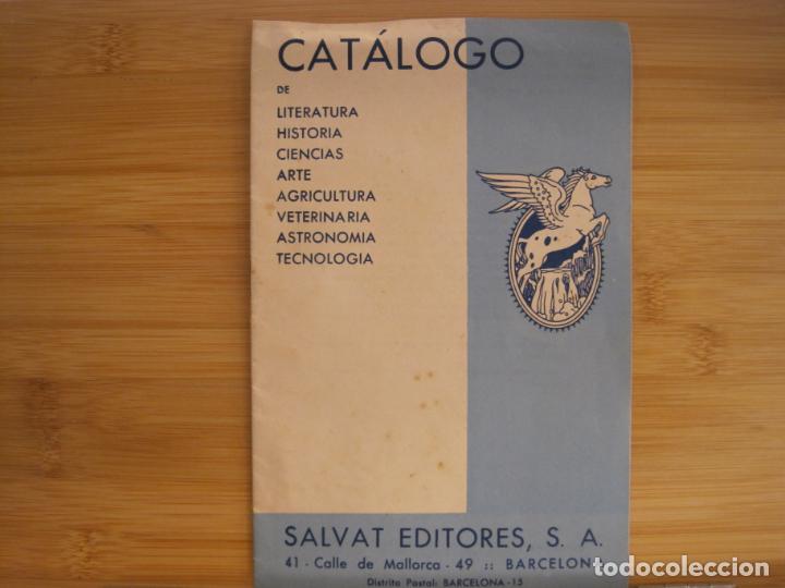 Cat&aacute;logos publicit&aacute;rios: BARCELONA-SALVAT EDITORES-CATALOGO PUBLICIDAD-VER FOTOS-(K-7328)