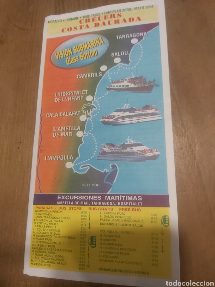 Cat&aacute;logos publicitarios: Costa dorada cruceros visi&oacute;n nocturna programa escursiones - Foto 1