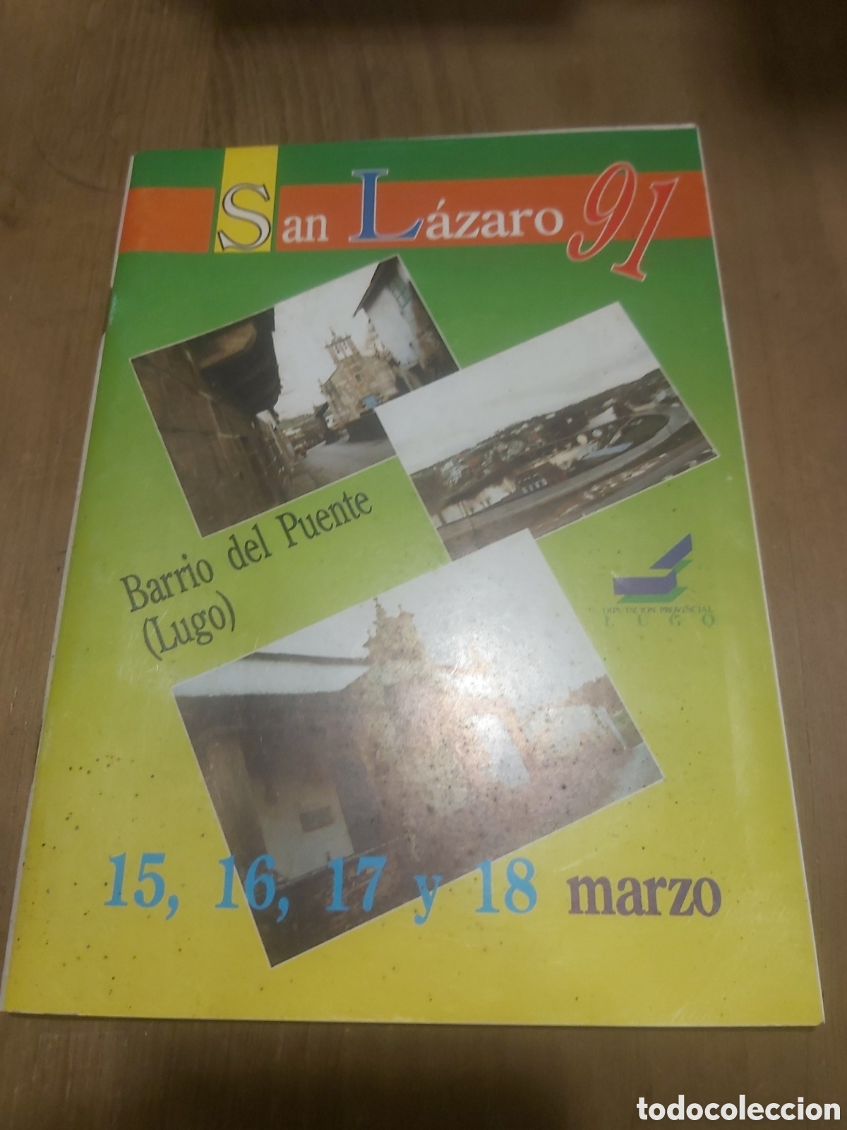 Werbekataloge: Lugo fiestas San l&aacute;zaro 1991 programa