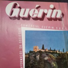 Catálogos publicitarios: 1957 BOLETIM GUÉRIN REPRESENTANTE PORSCHE , VOLKSWAGEN , VESPA , LANCIA EN PORTUGAL RARO. Lote 363778930
