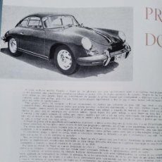 Catálogos publicitarios: 1960 BOLETIM GUÉRIN REPRESENTANTE PORSCHE , VOLKSWAGEN , VESPA , LANCIA EN PORTUGAL RARO. Lote 363788635