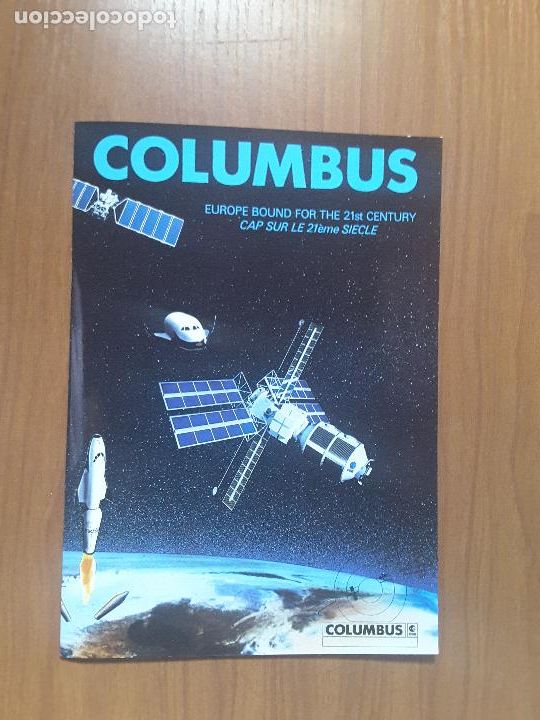 Catalogues publicitaires: Folleto sobre la estaci&oacute;n espacial Columbus de la Agencia Espacial Europea