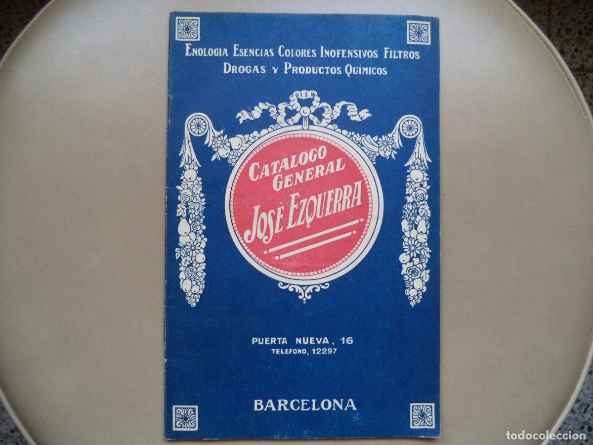 Advertising Catalogs: Cat&aacute;logo General de Enologia,Esencias,Colores inofensivos,Filtros.Drgas y Productos quimicos.Jose Ez