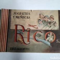 Catálogos publicitarios: CATALOGO DE JUGETES Y MUÑECAS RICO. Lote 364470836